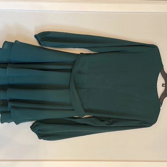 Green cocktail dress - Picture 4 of 4